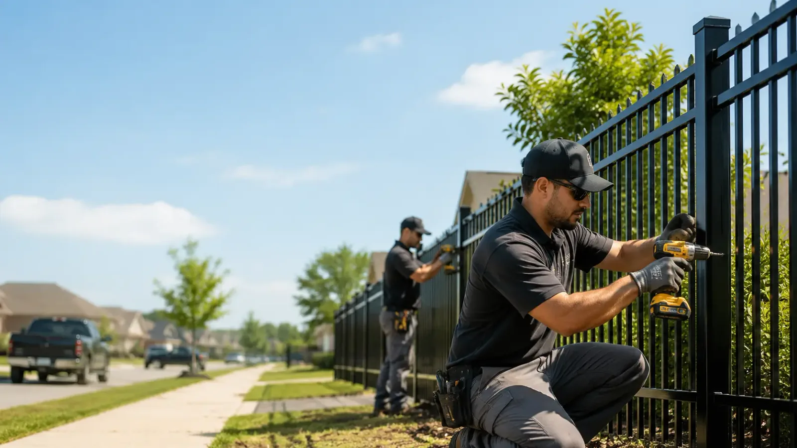 Metal Fence Installation in Sanford, ME